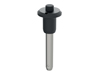 Product QR1206, Ball Lock Pins - Mushroom Handle single acting - self-locking